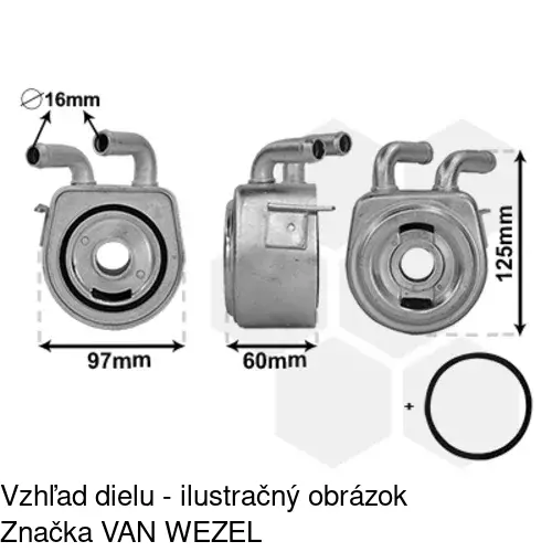 Chladiče oleja POLCAR 3218L8-2 - obr. 3