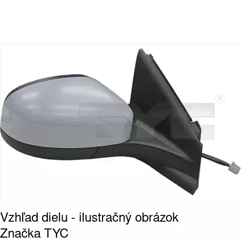 Vonkajšie zrkadlo POLCAR 3219518S