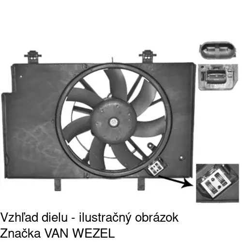 Ventilátory chladičov POLCAR 323823W2 - obr. 1