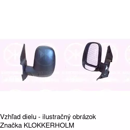 Vonkajšie zrkadlo POLCAR 324651-E - obr. 1