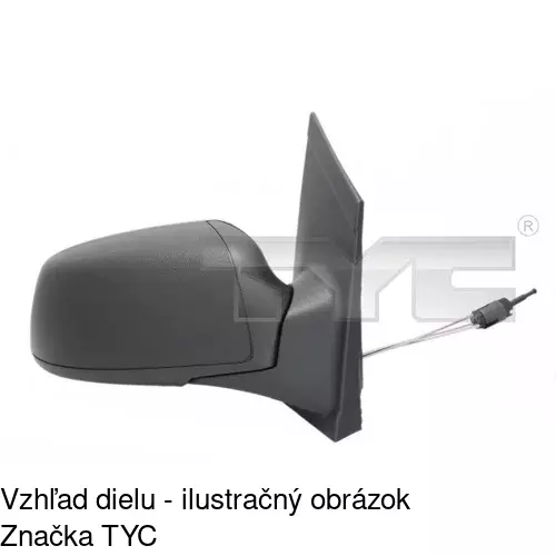 Vonkajšie zrkadlo POLCAR 3258517E - obr. 2