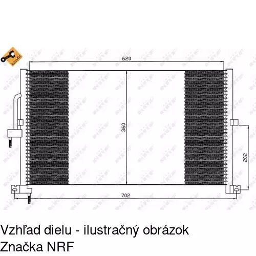 Chladiče klimatizácie POLCAR 3710K8C1