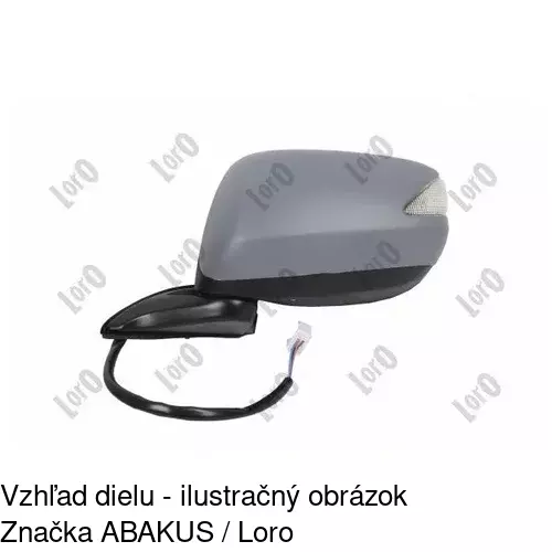 Vonkajšie zrkadlo POLCAR 3837517E