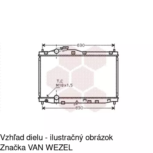 Chladiče vody POLCAR 388008-1 - obr. 1