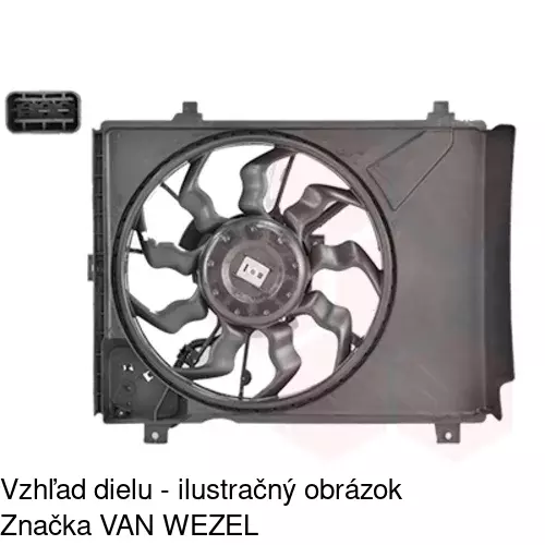 Ventilátory chladičov 400323W2 /POLCAR/ - obr. 1