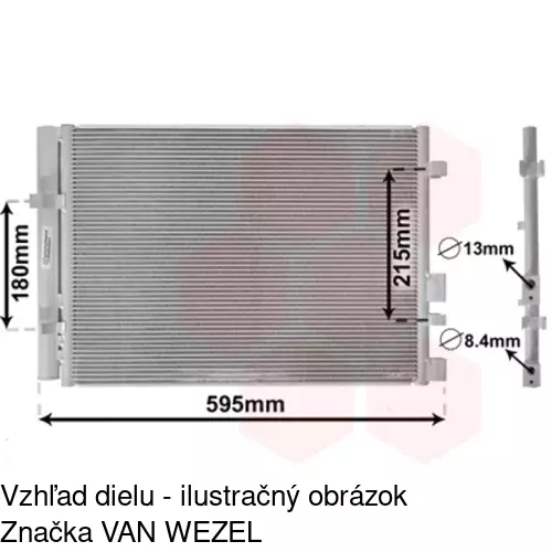 Chladiče klimatizácie POLCAR 4017K8C2S - obr. 1