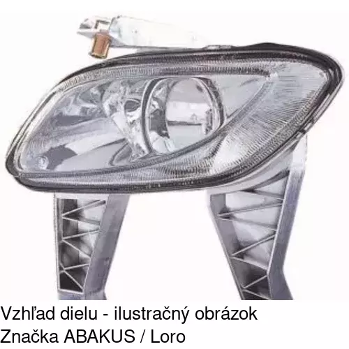 Hlavný reflektor POLCAR 421709-E - obr. 2