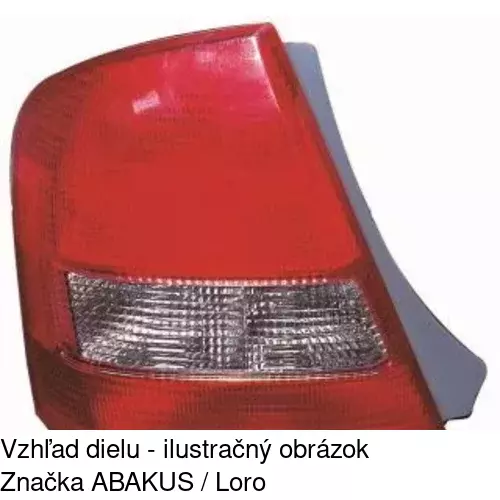 Zadné svetlo POLCAR 450988-E