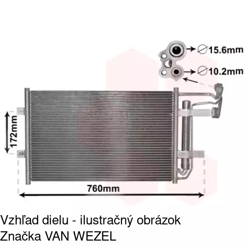 Chladiče klimatizácie POLCAR 4551K8C1 - obr. 2