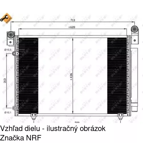 Chladiče klimatizácie POLCAR 4579K8C1