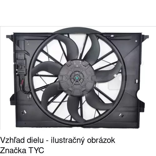 Ventilátory chladičov POLCAR 501623W1