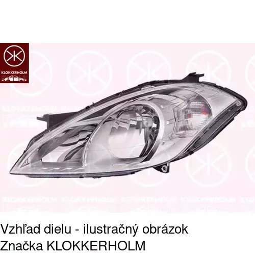 Hlavný reflektor POLCAR 502110-U - obr. 1