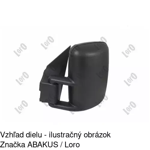 Vonkajšie zrkadlo POLCAR 5062514E