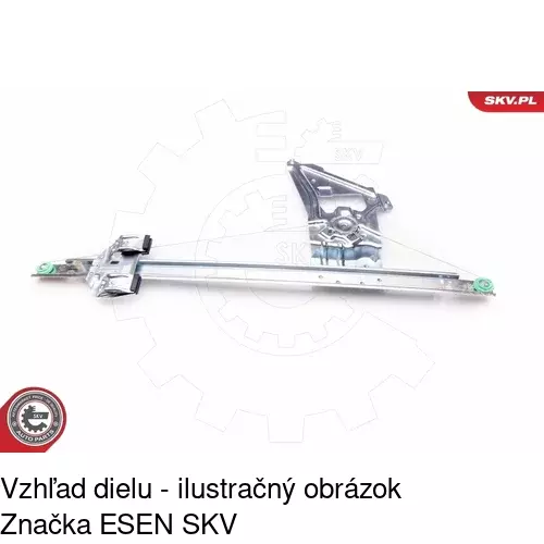 Elektrický mechanizmus okna dverí POLCAR 5065PSE1 - obr. 3