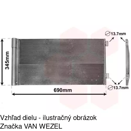 Chladiče klimatizácie POLCAR 5103K8C1 - obr. 3