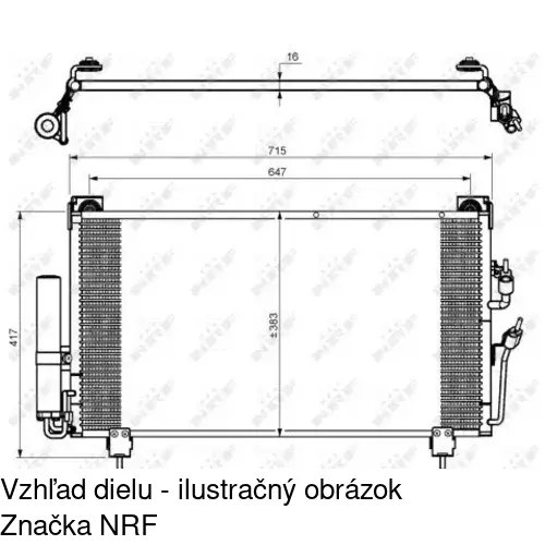 Chladiče klimatizácie POLCAR 5265K8C1 - obr. 1