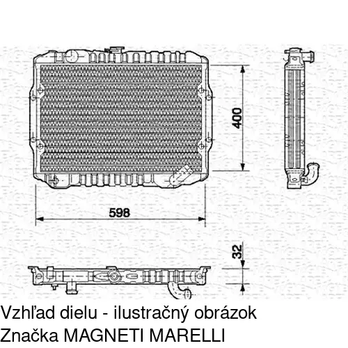 Chladiče vody POLCAR 527808-1