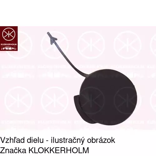 Záslepka ťažného háku POLCAR 550607-9