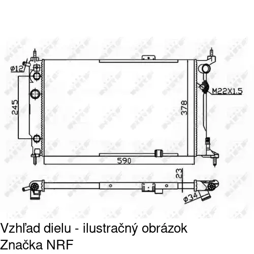 Chladiče vody 550708-7 /POLCAR/ - obr. 2