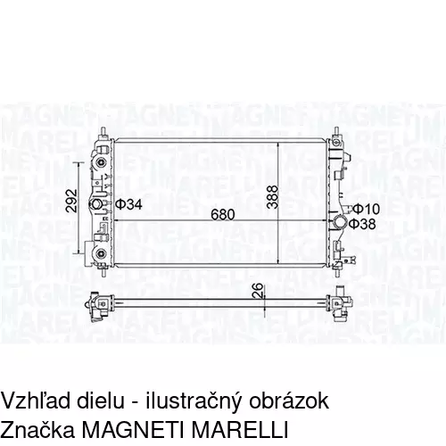 Chladiče vody POLCAR 551108-8