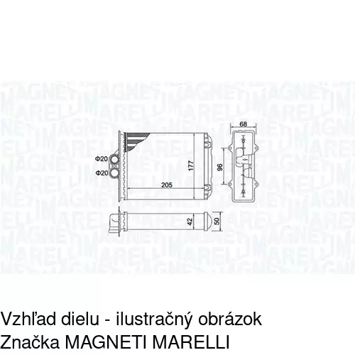 Radiátory POLCAR 5516N8-2