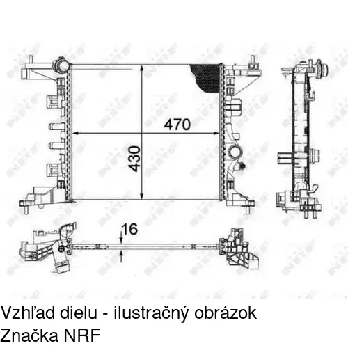 Chladiče vody POLCAR 5546084X - obr. 1