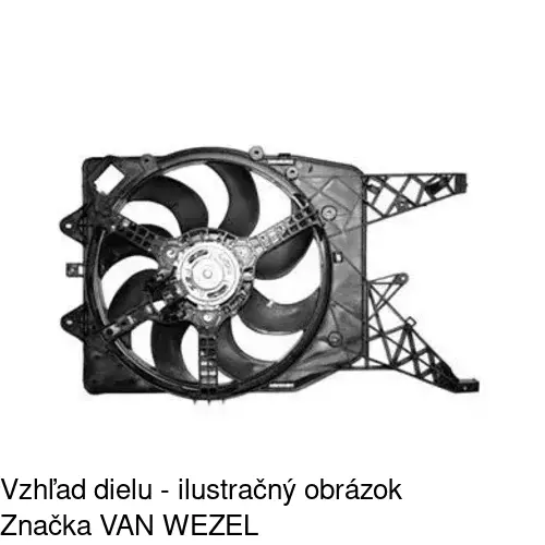 Ventilátor bez krytu / podpery 555823U7 /POLCAR/ - obr. 5