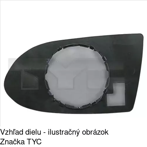 Vonkajšie zrkadlo POLCAR 5560514E