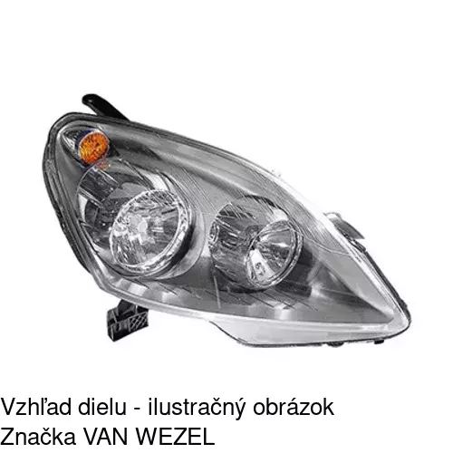 Hlavný reflektor POLCAR 556110-E - obr. 5