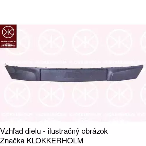 Lišta nárazníka POLCAR 55B1072X