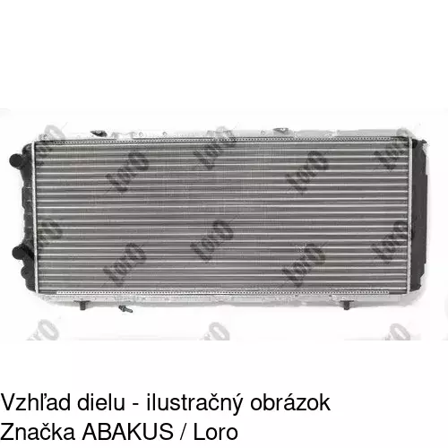 Chladiče vody POLCAR 570208A4 - obr. 1