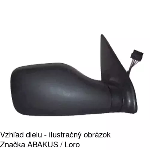 Vonkajšie zrkadlo POLCAR 5706524E - obr. 2