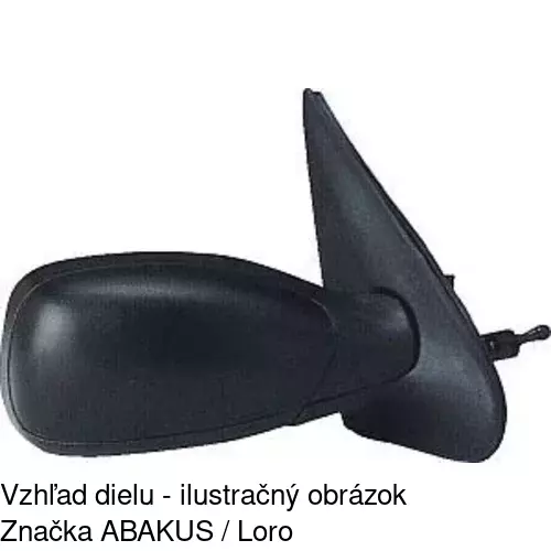 Vonkajšie zrkadlo POLCAR 5707521E - obr. 3