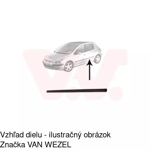 Lišta dverí POLCAR 57100041