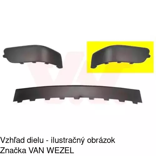 Lišta nárazníka POLCAR 571096-8