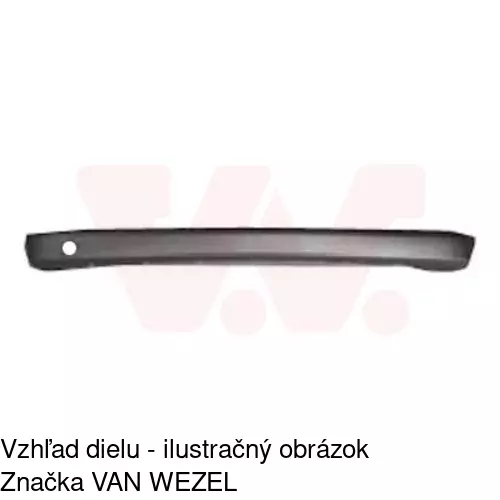 Lišta nárazníka 57240714 /POLCAR/ - obr. 2