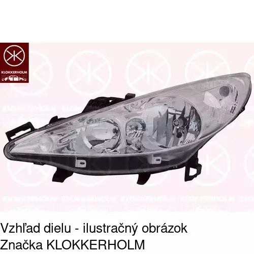 Hlavný reflektor POLCAR 572409-E - obr. 3