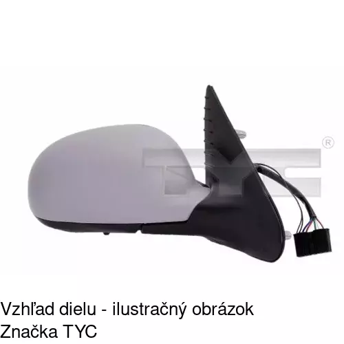 Vonkajšie zrkadlo POLCAR 5746514E - obr. 1