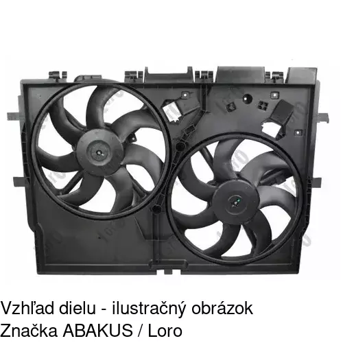 Ventilátory chladičov 577023W4X /POLCAR/ - obr. 1