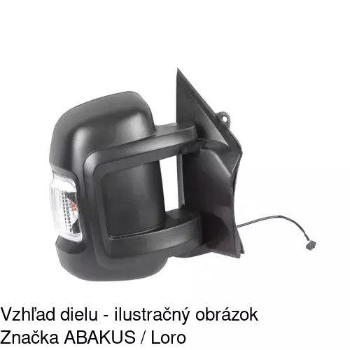 Vonkajšie zrkadlo POLCAR 577052-E