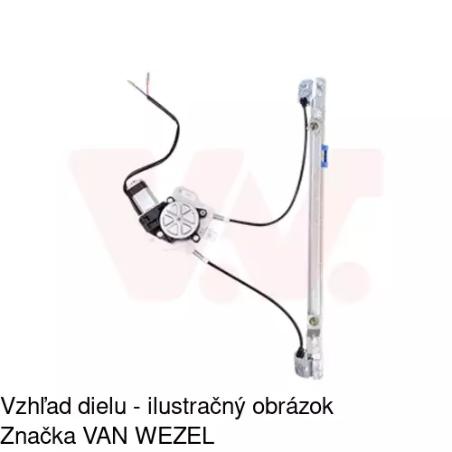 Elektrický mechanizmus okna dverí POLCAR 5786PSE4 - obr. 1