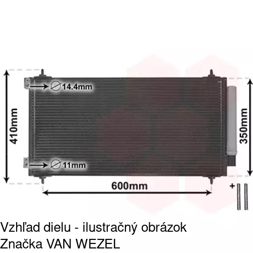 Chladiče klimatizácie POLCAR 5787K8C3 - obr. 3