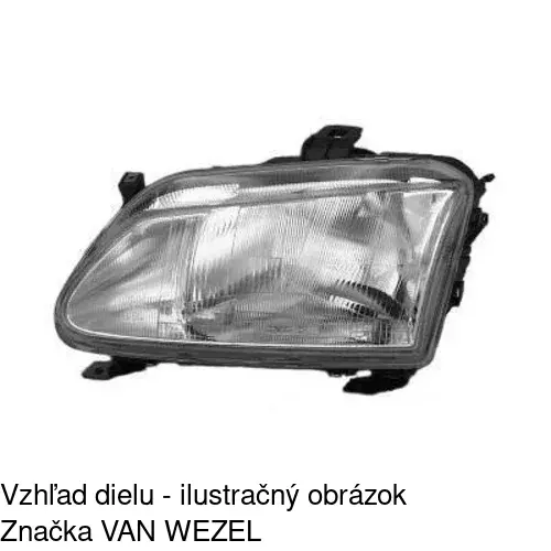 Hlavný reflektor POLCAR 600710-E