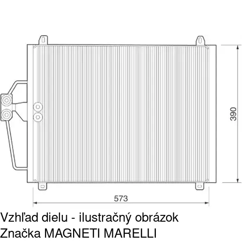 Chladiče klimatizácie POLCAR 6007K8C1