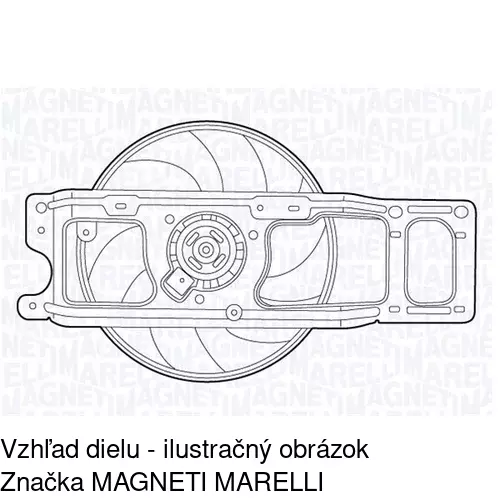 Ventilátor bez krytu / podpery POLCAR 601123U2 - obr. 3