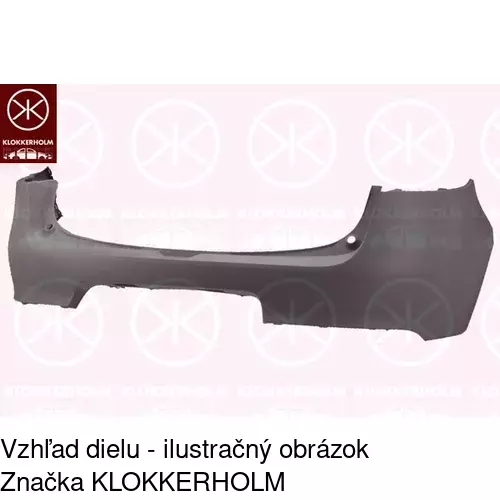 Zadný nárazník POLCAR 601496