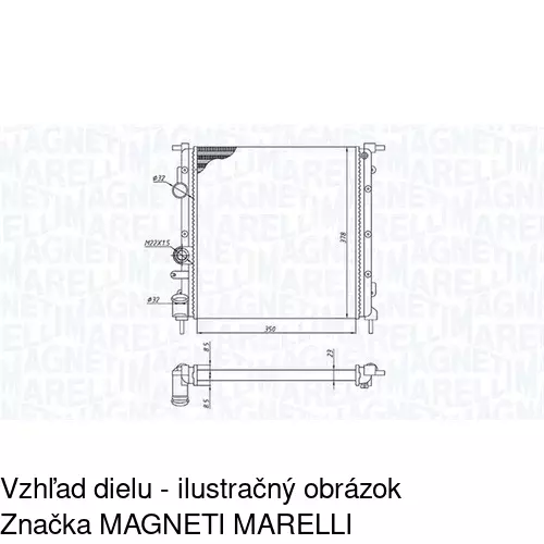 Chladiče vody POLCAR 601508-2 - obr. 2