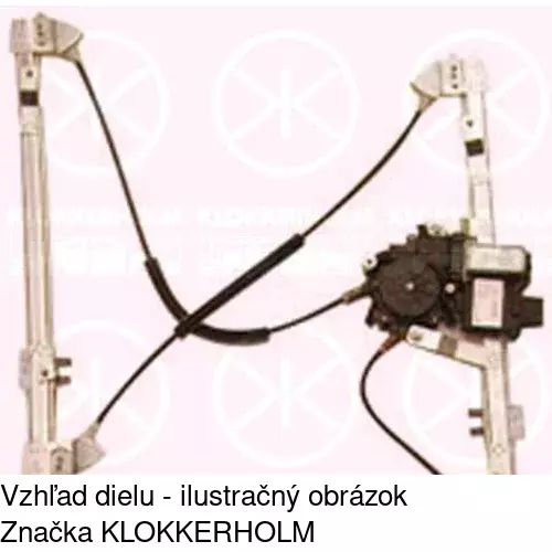 Elektrický mechanizmus okna dverí POLCAR 6037PSE1 - obr. 3