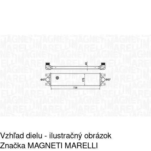 Chladiče vzduchu (Intercoolery) POLCAR 6042J81X - obr. 2