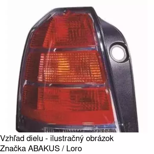 Zadné svetlo POLCAR 605587-E - obr. 4